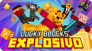 LUCKY BLOCKS EXPLOSIVO  Minecraft  Exo Sarinha Gona Macundra y Luh [upl. by Wareing]