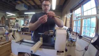 Turning a Custom Pen Finial [upl. by Agathe624]