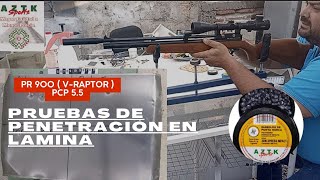 Pr 900  Vraptor pruebas de penetración 20 Mts con distintos diábolos [upl. by Anovad]