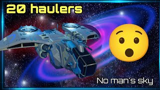 20 haulers in no mans sky [upl. by Jule]