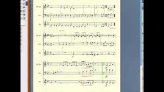 The Misty Mountains  Brass Trio Score [upl. by Cinamod]