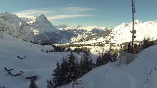 Schlittelspass mit SigisMovie Abfahrt Grosse Scheidegg bis Schwarzwaldalp [upl. by Aivekal]