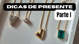 Dicas de presentes para mulheres Acessórios femininos bijuteria presentes Natal [upl. by Cleodell]