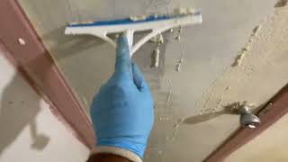 Effortless Wallpaper and Wallpaper Glue Removal from Walls and Doors [upl. by Arrac]