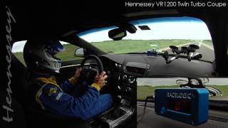 Hennessey VR1200 Runs 221 MPH on Texas Toll Road [upl. by Anicnarf]