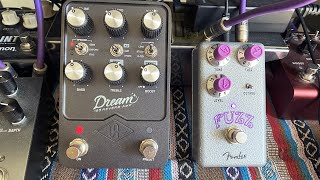 quotIt sounds good with Fuzzquot Universal Audio Dream 65  Fender Hammertone Fuzz BGM [upl. by Glass653]