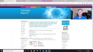 PQQ pyrrologuinoline quinone causing Chondrosarcoma cancer cells to self destruct apoptosis [upl. by Nawiat]