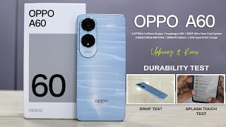 OPPO A60 Unboxing amp Review  Drop Test  Splash Touch [upl. by Stefanac]