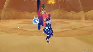 Genshin Saurian Search Event Stage 3 Jadeplume Terrorshroom in under 90seconds PLATINUM MEDAL [upl. by Anivahs]