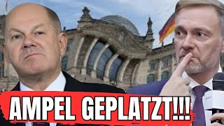 Ampel scheitert Scholz feuert Lindner [upl. by Monafo387]