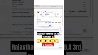 BA final year result 2024  university result 2024  BA result ba final year result result  ba 3rd [upl. by Gaelan]