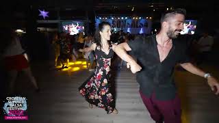 Panagiotis amp Carmen  salsa social dancing  Croatian Summer Salsa Festival 2022 Rovinj [upl. by Zia]