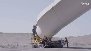 Windturbines S J Marcona a fascinating journey through the Peruvian desert  ACCIONA Energía [upl. by Assirol]