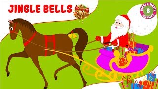 Jingle Bells for Children with Lyrics  Christmas song for kids  Christmas Carols [upl. by Podvin]