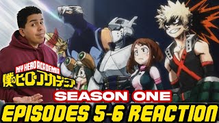 My Hero Academia 1x5 amp 1x6  Season 1 Episodes 5  6 Reaction [upl. by Pack]