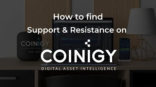 How to find Support and Resistance on Coinigy [upl. by Auqenwahs]