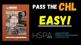 How to Pass the CHL Exam EASY  Certified Healthcare Leadership sterileprocessing leadership [upl. by Ibbison]