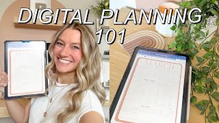 DIGITAL PLANNING FOR BEGINNERS on iPad iPhone or MacBook FREE 2023 PLANNER [upl. by Wyatan]