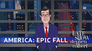 Colbert Looks Back At Americas Epic Fall [upl. by Scot276]