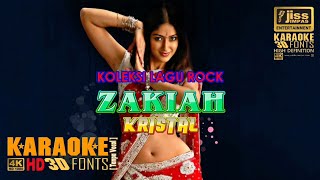 ZAKIAH  KRISTAL  KARAOKE HD 4K Tanpa Vocal [upl. by Koblick]