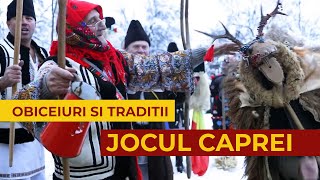 Jocul caprei obicei stravechi din Bucovina [upl. by Ahsym]