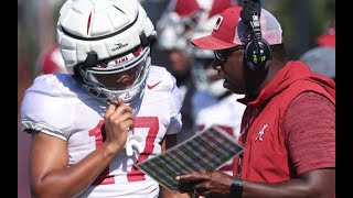 Alabama Crimson Tide Fall Camp Coverage  Position battles [upl. by Malik952]