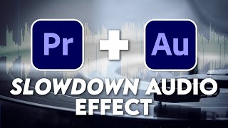 Turntable Slowdown Audio Effect in Premiere Pro and Audition shorts [upl. by Araj]