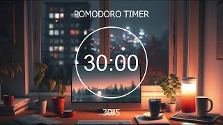 305 Pomodoro Timer ★︎ Study And Work With Me ★︎ Music Helps Study Effectively ★︎ Focus Station [upl. by Noseyt]