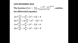 12 Bessels Polynomial I CSIR I Mathematical Methods of Physics I Dr Nagaraju Pendam [upl. by Riatsila955]