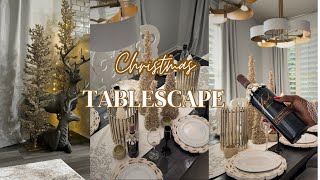 NEW Decorate With Me  Glam Holiday Tablescape [upl. by Treblihp]