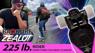 Backfire Zealot 225 lb rider Everything you need to know about flex top speed comfort range [upl. by Nevarc540]