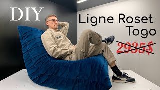 DIY  Ligne Roset Togo Chair [upl. by Terrena]