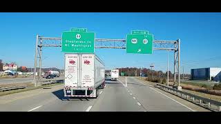 Collinsville Alabama To Whitestown Indiana 3 Fall CR30 CR51 I59 North [upl. by Mckay]