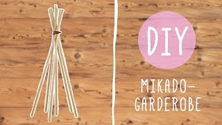 DIY mit Nina Die Mikado Garderobe [upl. by Silsby639]