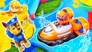 Spielzeug Video für Kinder mit der Paw Patrol  Kinder Cartoons Der Wasserkanal [upl. by Sammy]