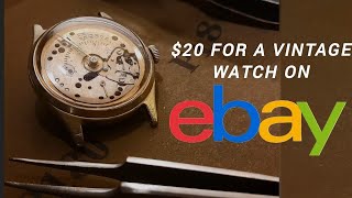 20 vintage watch restoration on eBay a scam [upl. by Ailaza]