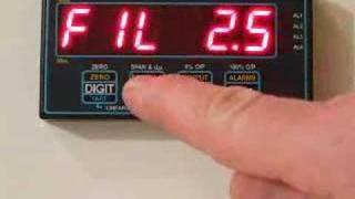 Filter timeconstant adjustment for INT2 digital panel meter [upl. by Tudela]