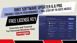 Enhance Your PC Performance with IObit Software Updater 66 PRO Stay UptoDate HassleFree [upl. by Freiman]