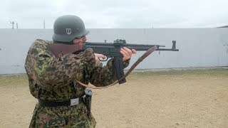 Shooting the Sturmgewehr StG 44 and P38 [upl. by Putnem]