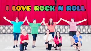 I LOVE ROCK N ROLL  Line Dance Chor  Lidia Landon Michael  USA  June 2023 [upl. by Hennahane]