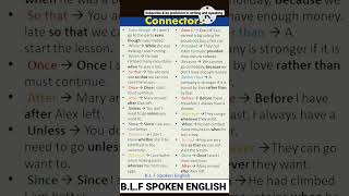 sentence connectorsconjunction spoken Englishshorts [upl. by Eluk]