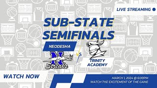 Neodesha vs Trinity Academy Womens Varsity Basketball  3A Substate Semifinals [upl. by Thaddus]