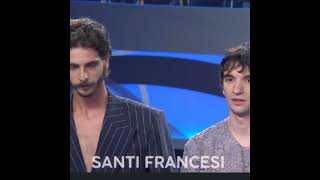 SANTI FRANCESI  Lamore in bocca SANREMO 2024 [upl. by Attlee]