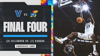 Kansas vs Villanova  Final Four NCAA tournament extended highlights [upl. by Lassiter434]