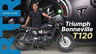 2023 Triumph Bonneville T120  The Perfect Modern Classic [upl. by Ramsdell]