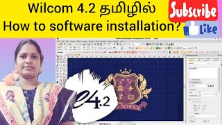 How to install wilcom embroidery studio e42 software ssvlogs [upl. by Yatnwahs]