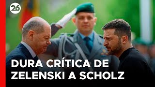 Zelenski criticó la llamada telefónica de Scholz a Putin [upl. by Marv]