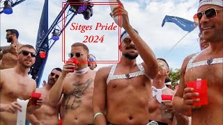 Sitges Pride parade 2024 [upl. by Yennor]