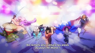 Fourreaux rouge vs Kaido  One Piece 995 vostfr [upl. by Nohsauq]