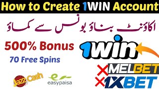 1 win Betting site  how to register 1 win  pakistan bangladesh india 1 win 500 deposit bouns2024 [upl. by Rehpatsirhc549]